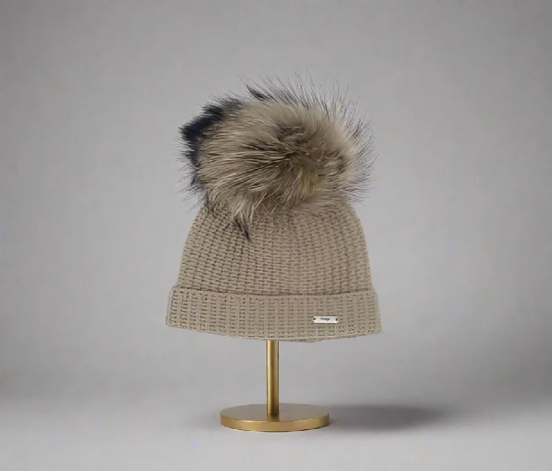 Blowout Sale bohemian dressCamel Pom Pom Hat
