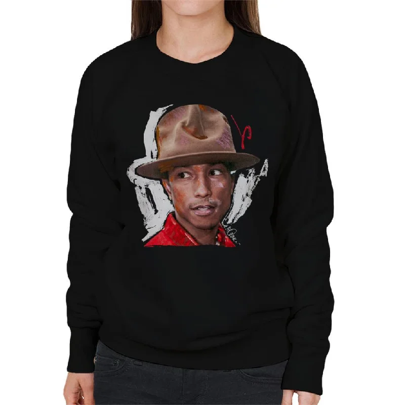 Exclusive Offers fashionable gym hoodieSidney Maurer Original Portrait Of Pharrel Williams Hat Women's Sweatshirt Exclusive Offers fashionable gym hoodieSidney Maurer Original Portrait Of Pharrel Williams Hat Women's Sweatshirt
