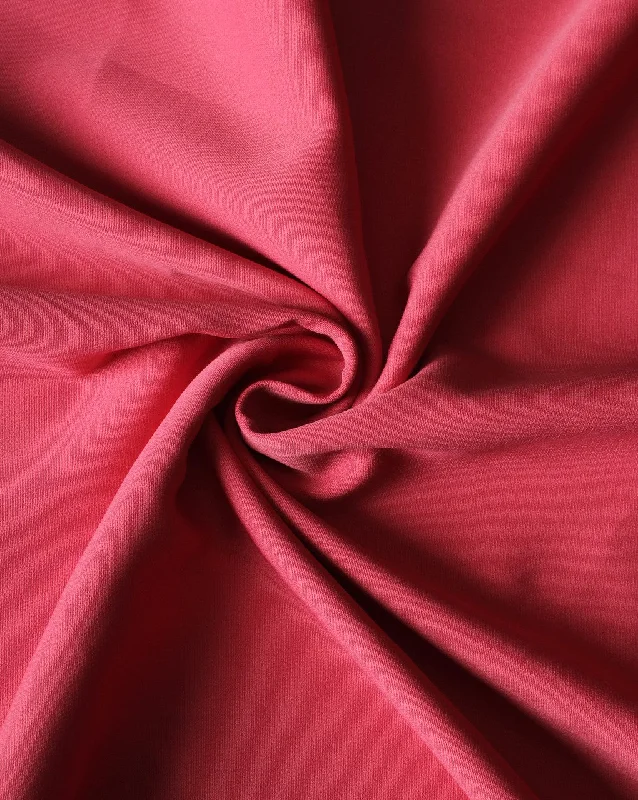 Exclusive Preview floral dressPlain Pink Polyester Crepe Fabric