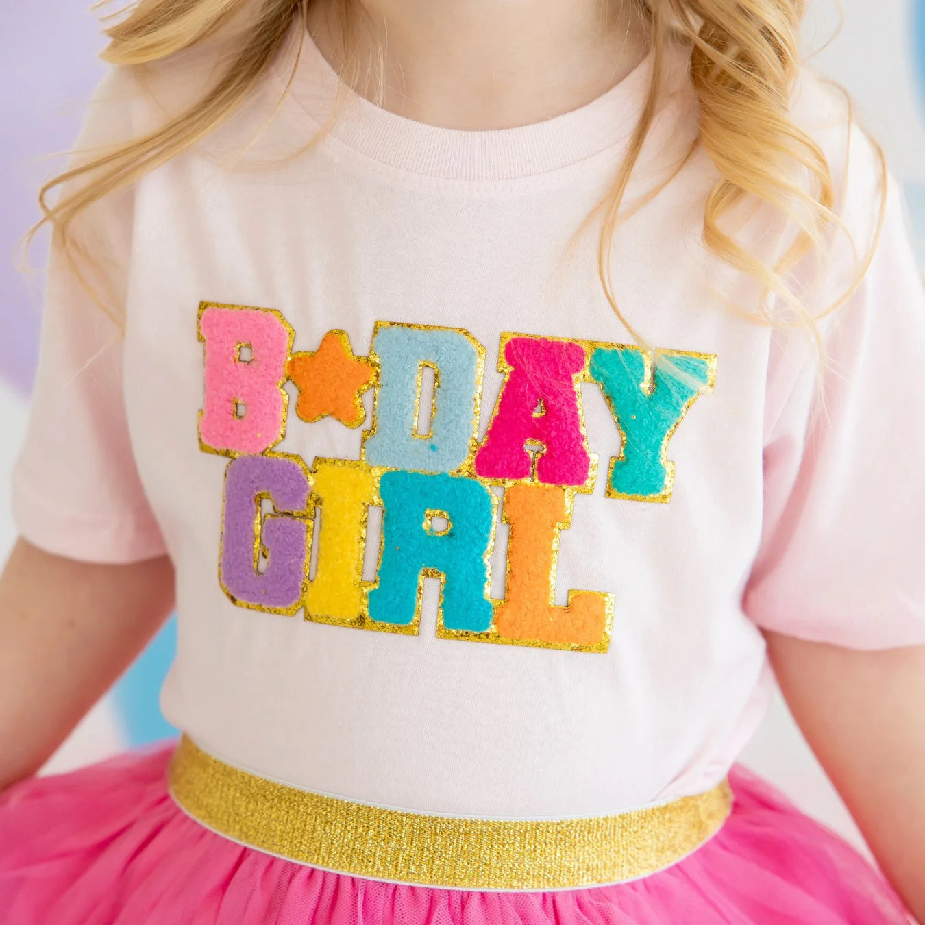 Price Fest party-ready dressBirthday Patch Shirt