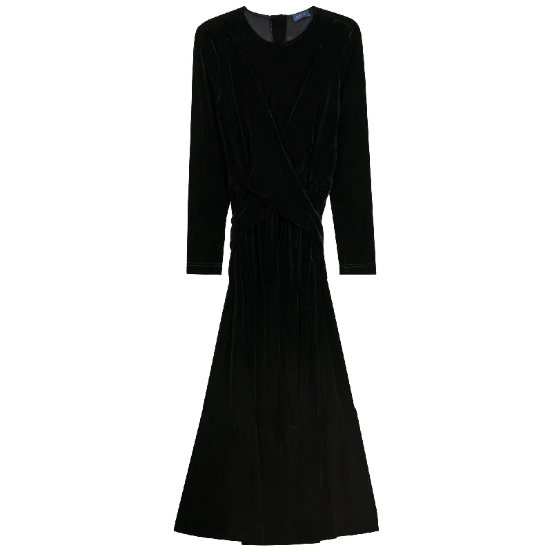 New Markdowns Velour Long Dress