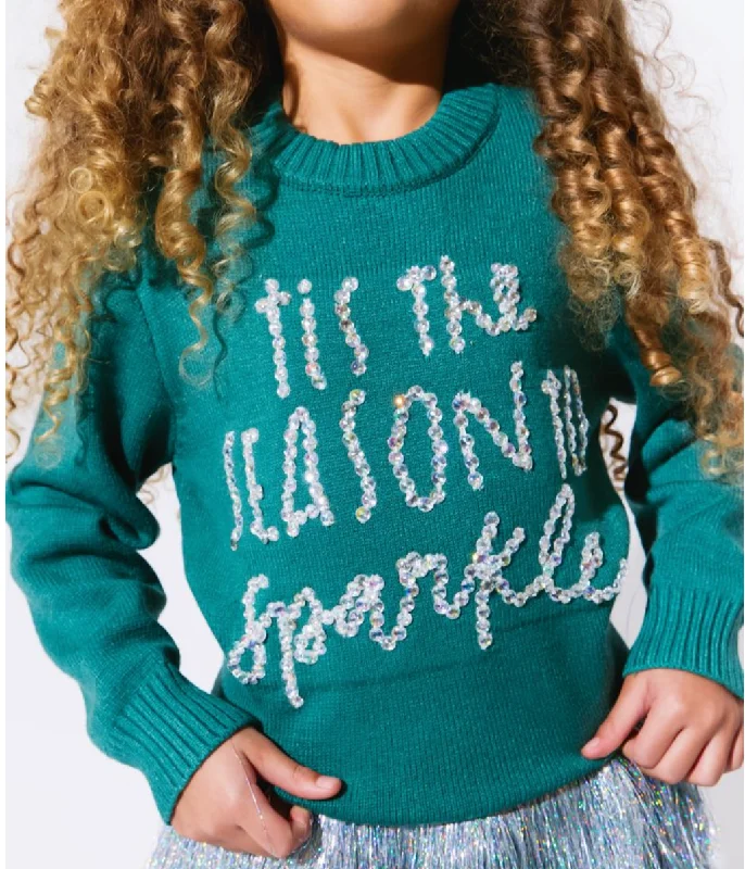 Act Now winter dressSparkle Crystal Sweater
