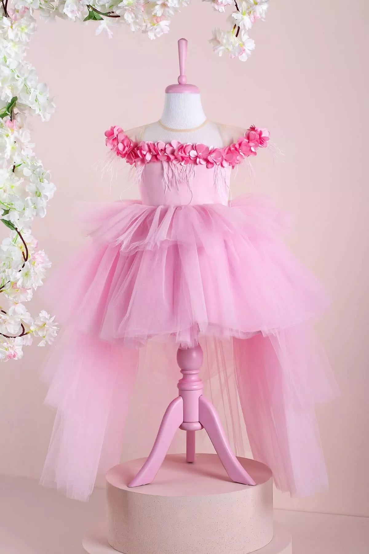 Savings Bonanza one-shoulder dressViolet Pink Party Dress - Layered