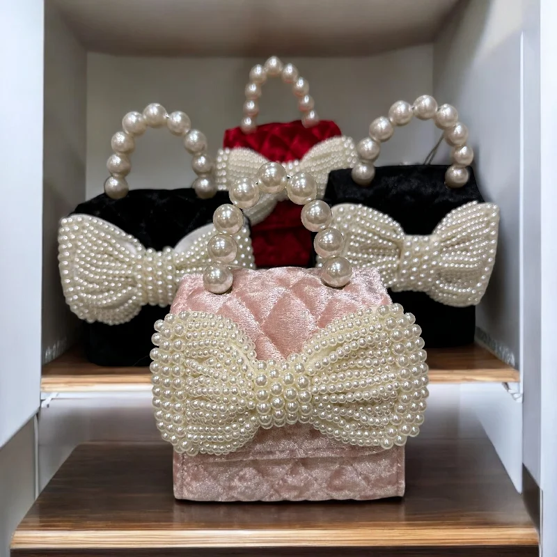 Exclusive Offers casual midi dressPearl Velvet Handbag