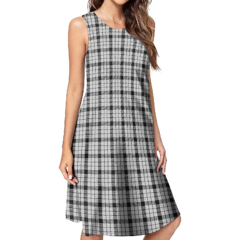 Super Deal Wallace Dress Tartan Womens Casual Dresses