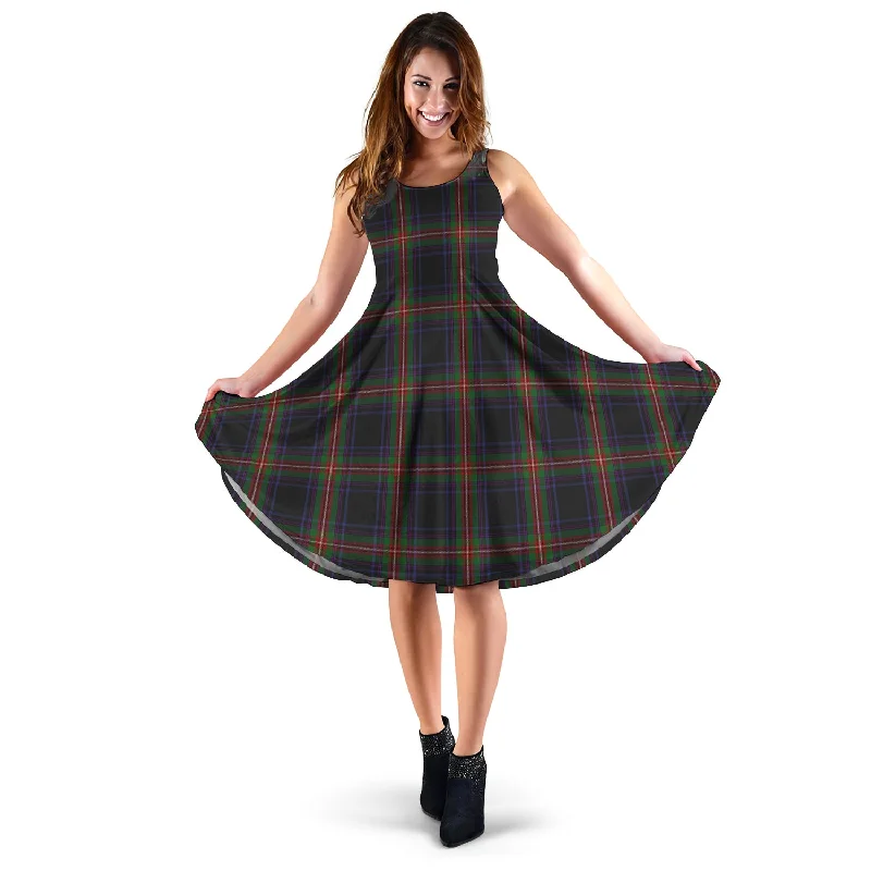 Huge Savings Watt Tartan Sleeveless Midi Womens Dress