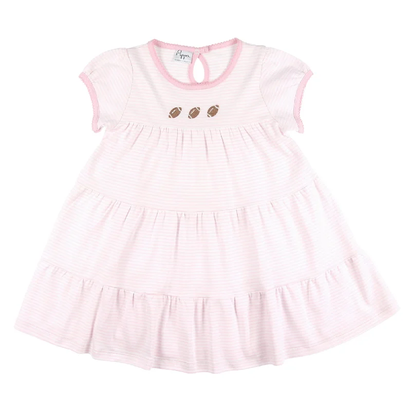 Bargain Blast cocktail dressGirls Pima Dress - Footballs