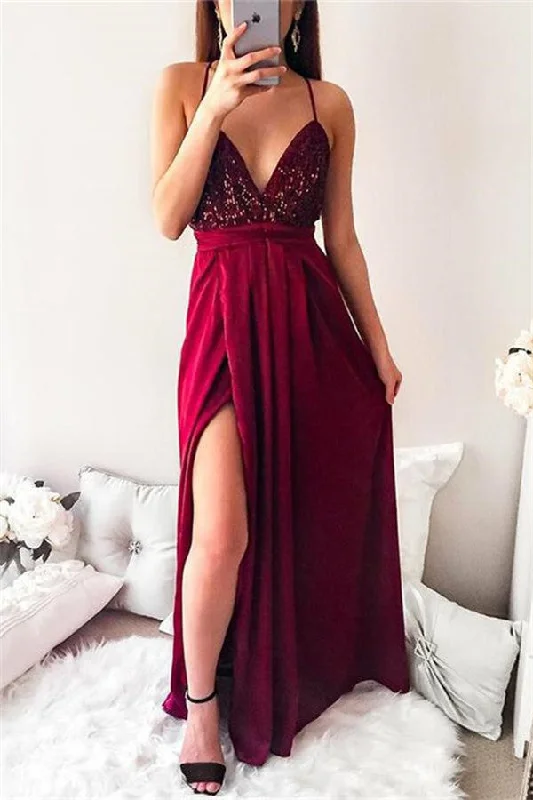 New Markdowns Simple Shining Sequins Applique Halter Prom Dresses Side slit Mermaid Sleeveless Chic Evening Dresses New Markdowns Simple Shining Sequins Applique Halter Prom Dresses Side slit Mermaid Sleeveless Chic Evening Dresses