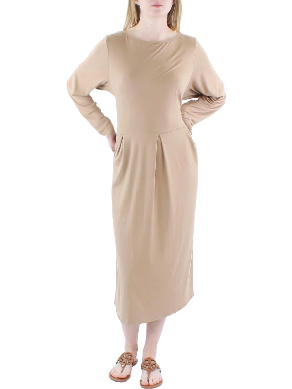 Overstock cocktail dressPlus Womens Comfort Knit Midi Dress