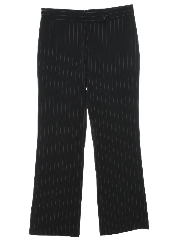 Blowout Deals padded coatBlack Striped Trousers - W30 L28