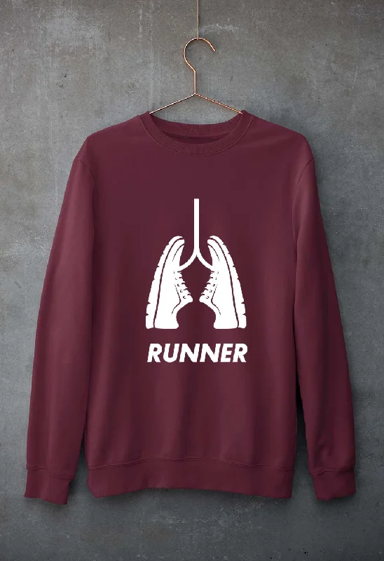 Great Bargains breathable workout hoodieRunner Running Unisex Sweatshirt for Men/Women