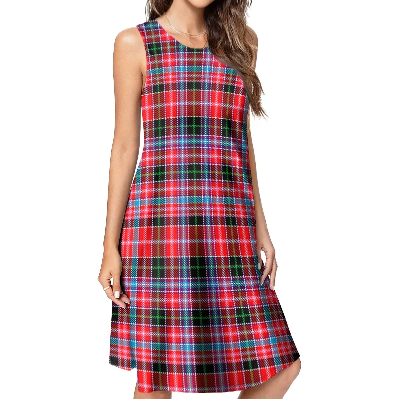 Bonus Savings Udny Tartan Womens Casual Dresses